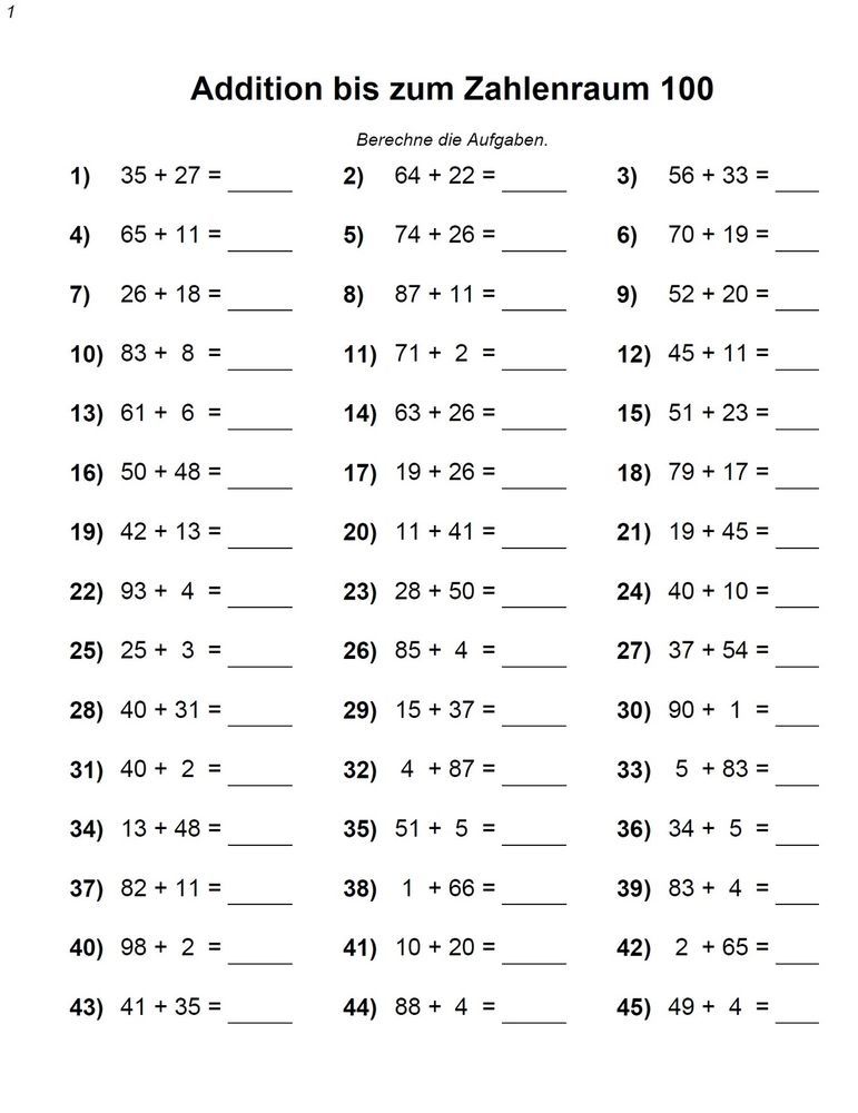 Mathe 3 Klasse übungen Online Kostenlos Zum Ausdrucken