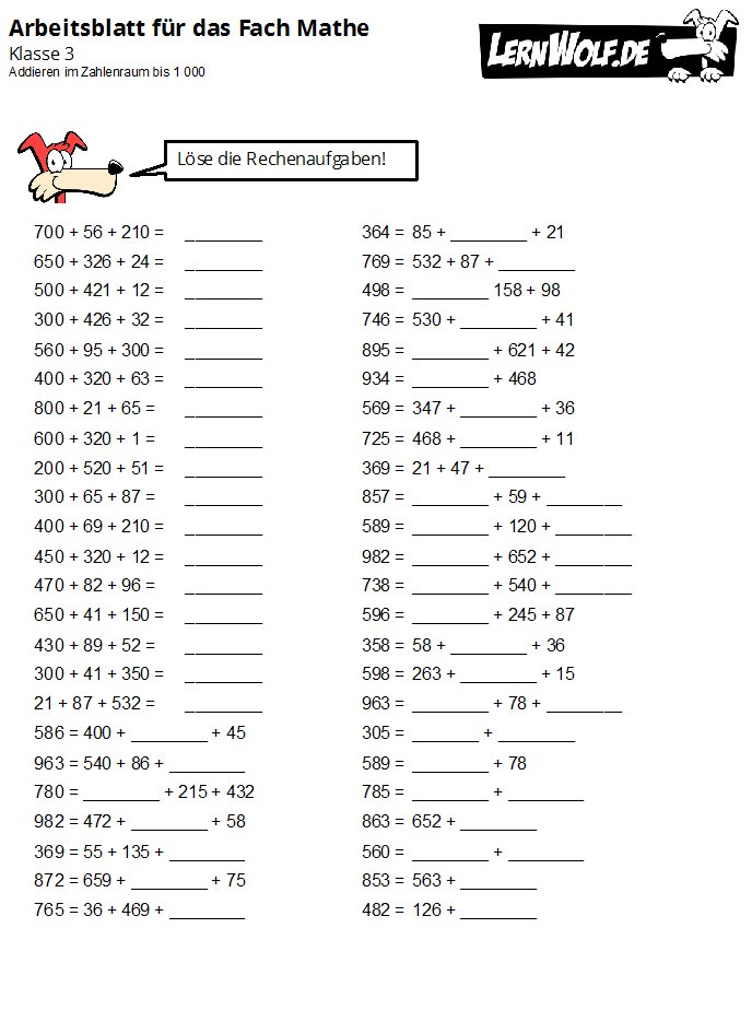 Deutsch übungen Klasse 3 Kostenlos Ausdrucken