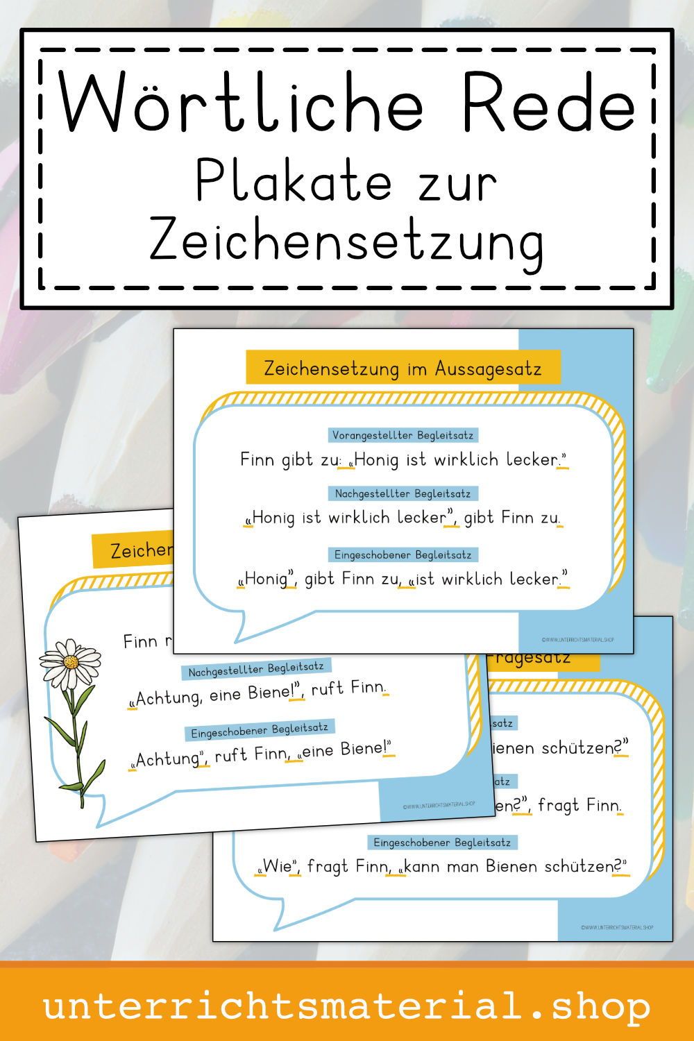 übungen Redebegleitsatz Zu Ausdrucken