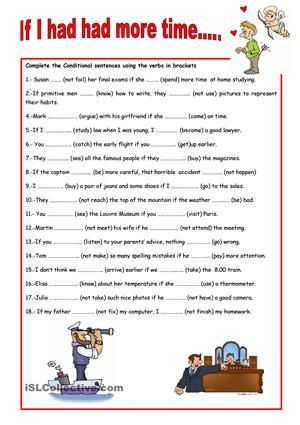 übungen Conditional Sentences Zum Ausdrucken