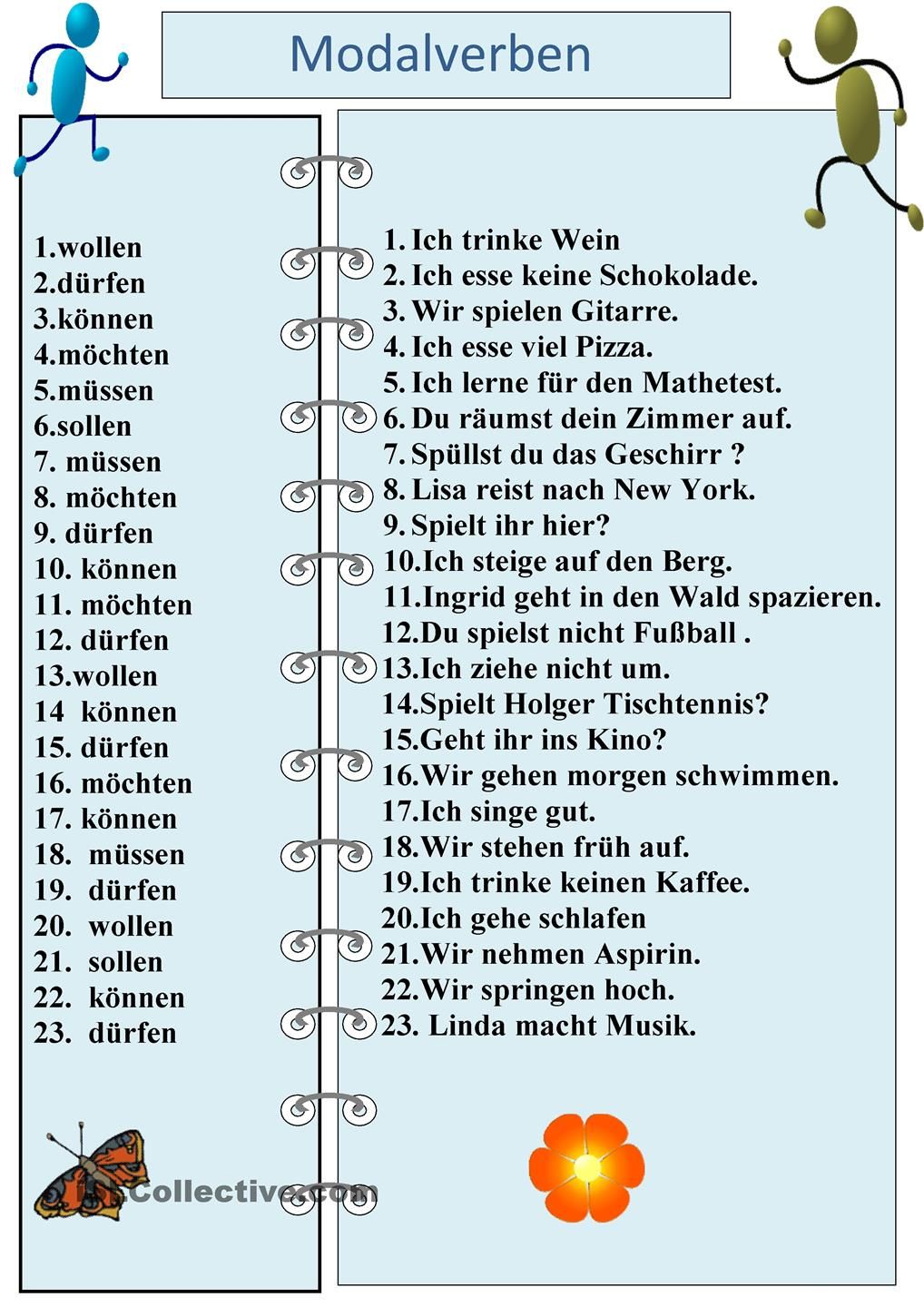 Englisch übungen Modalverben Und Ihre Ersatzformen Zum Ausdrucken