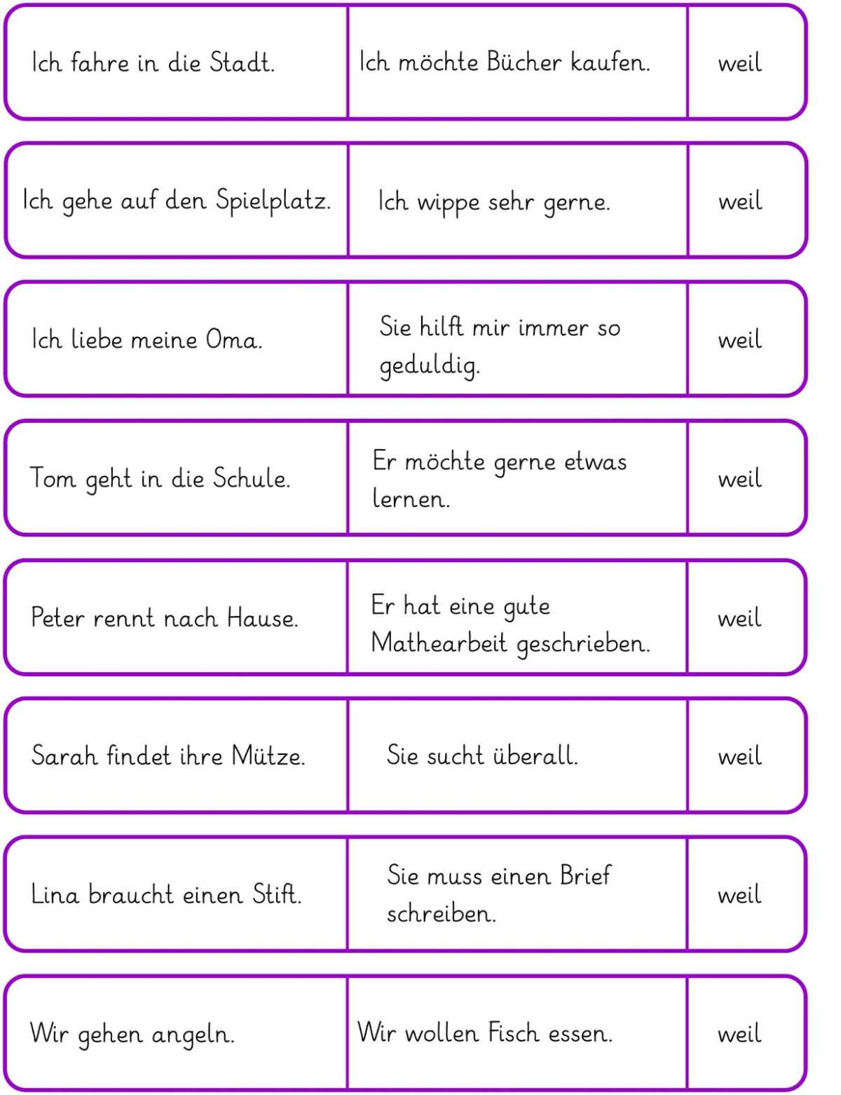 Kommaregeln übungen Zum Ausdrucken