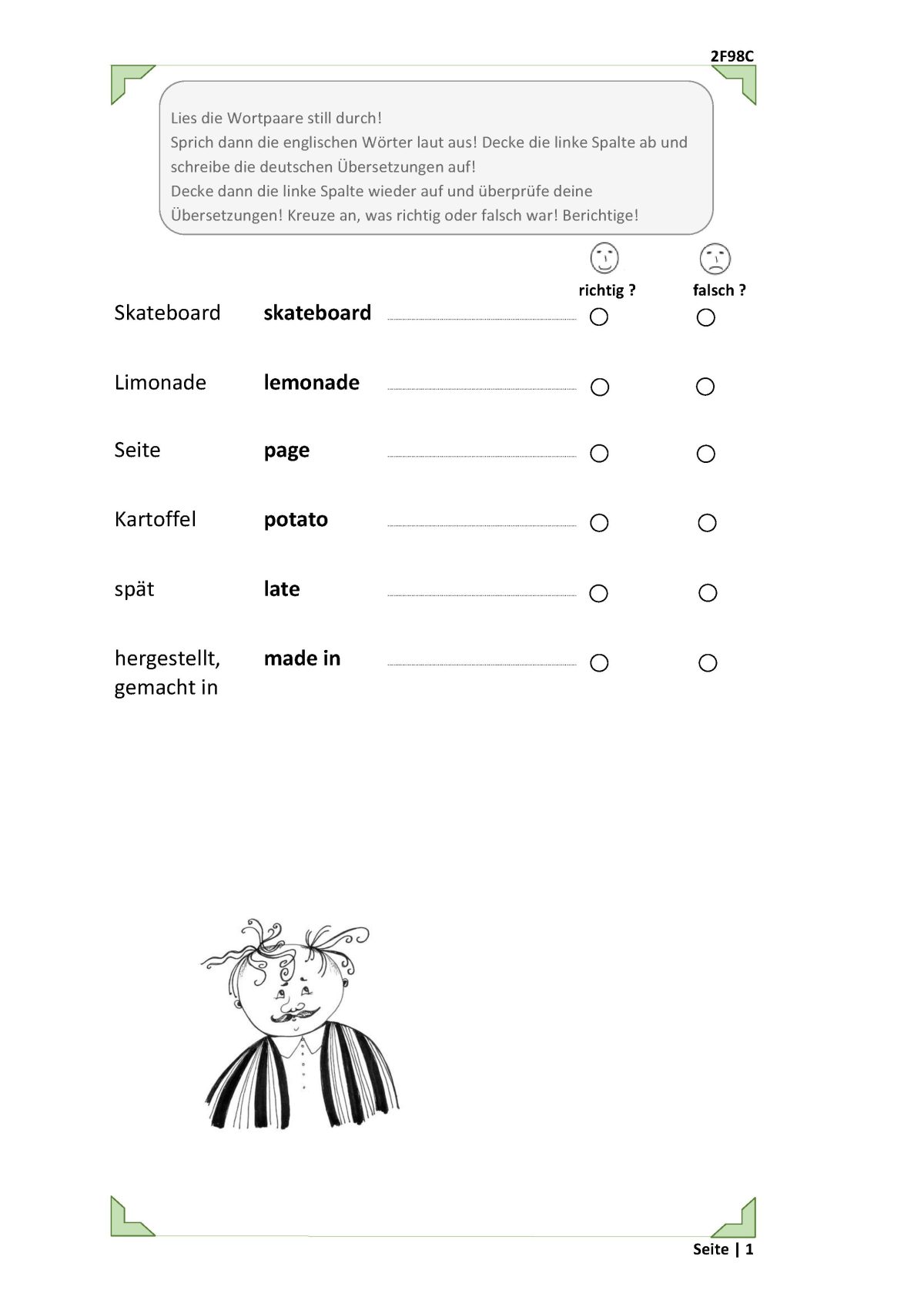 Englisch übungen Klasse 5 To Be Zum Ausdrucken