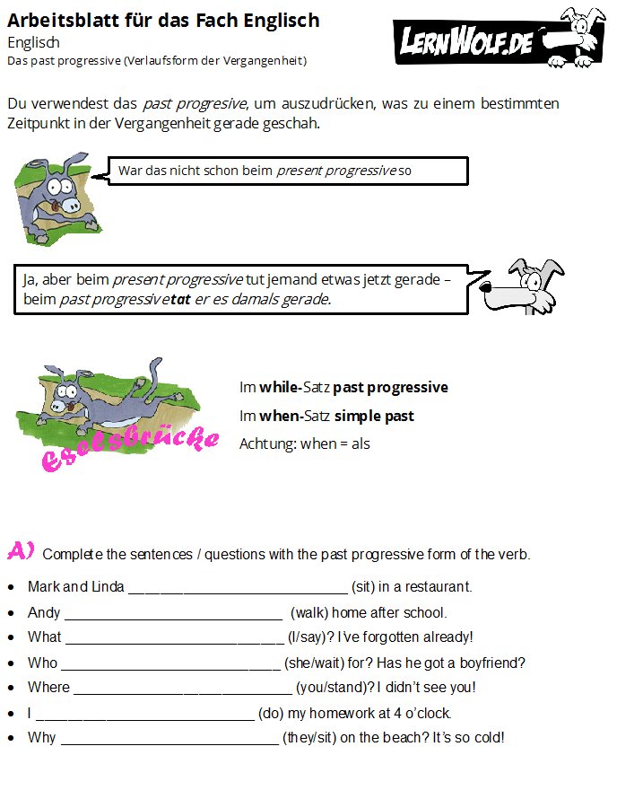 Englisch übungen Klasse 5 Simple Present Zum Ausdrucken