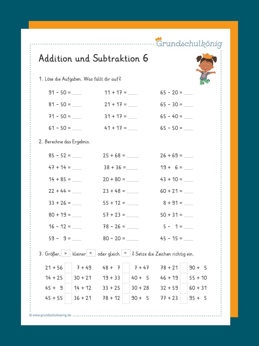 Mathe übungen Schriftliche Addition Subtraktion Klasse 4 Zum Ausdrucken