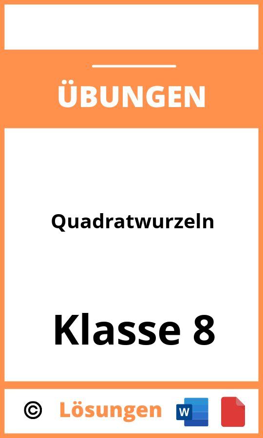 Reelle Zahlen Quadratwurzeln Klasse 8 Gymnasium übungen Zum Ausdrucken