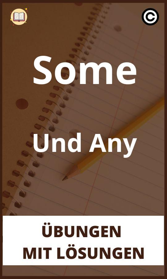 übungen Zu Some Und Any Zum Ausdrucken Mit Lösungen