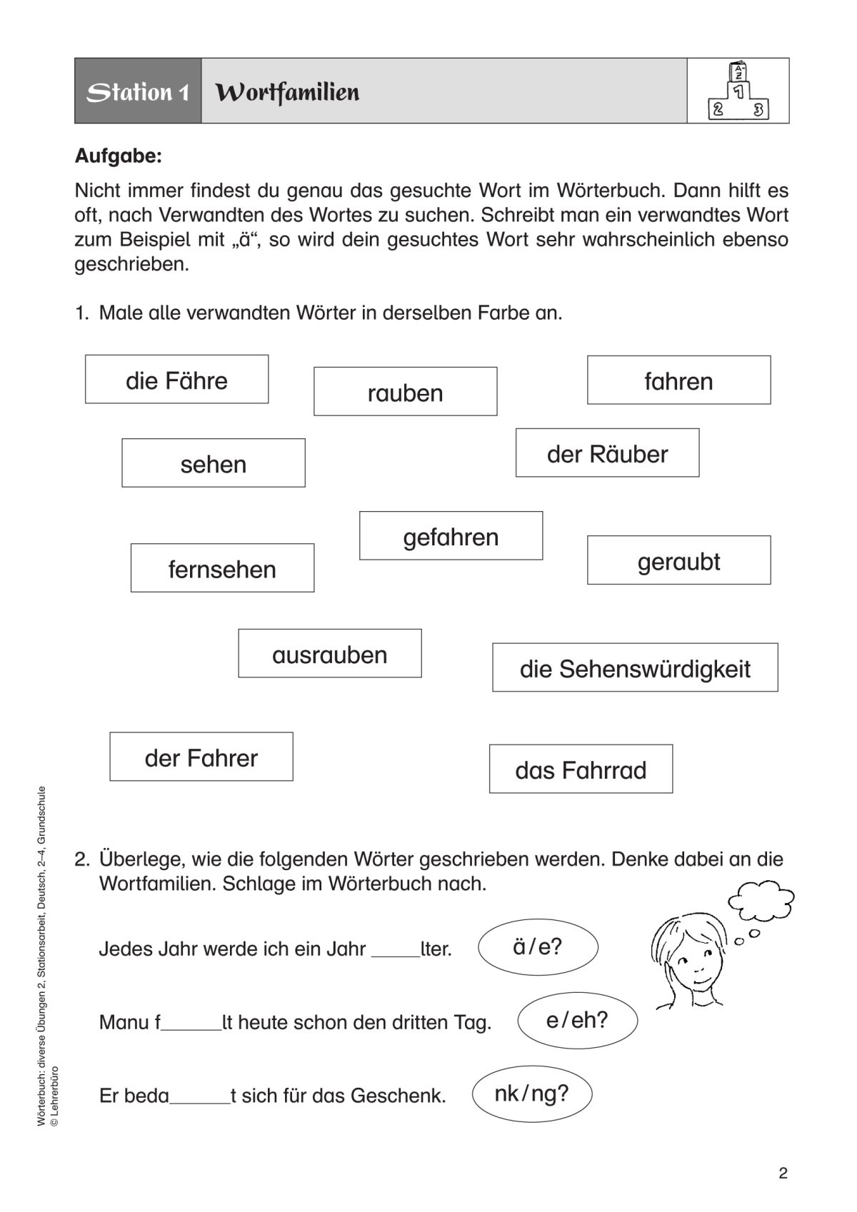 Deutsch übungen Rechtschreibung Zum Ausdrucken