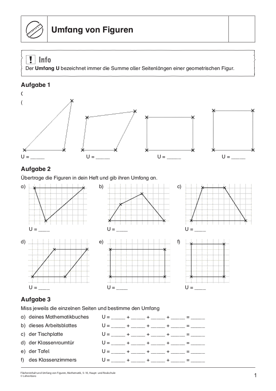 Mathematik übungen Klasse 8 Hauptschule Geometrie Zylinder Zum Ausdrucken