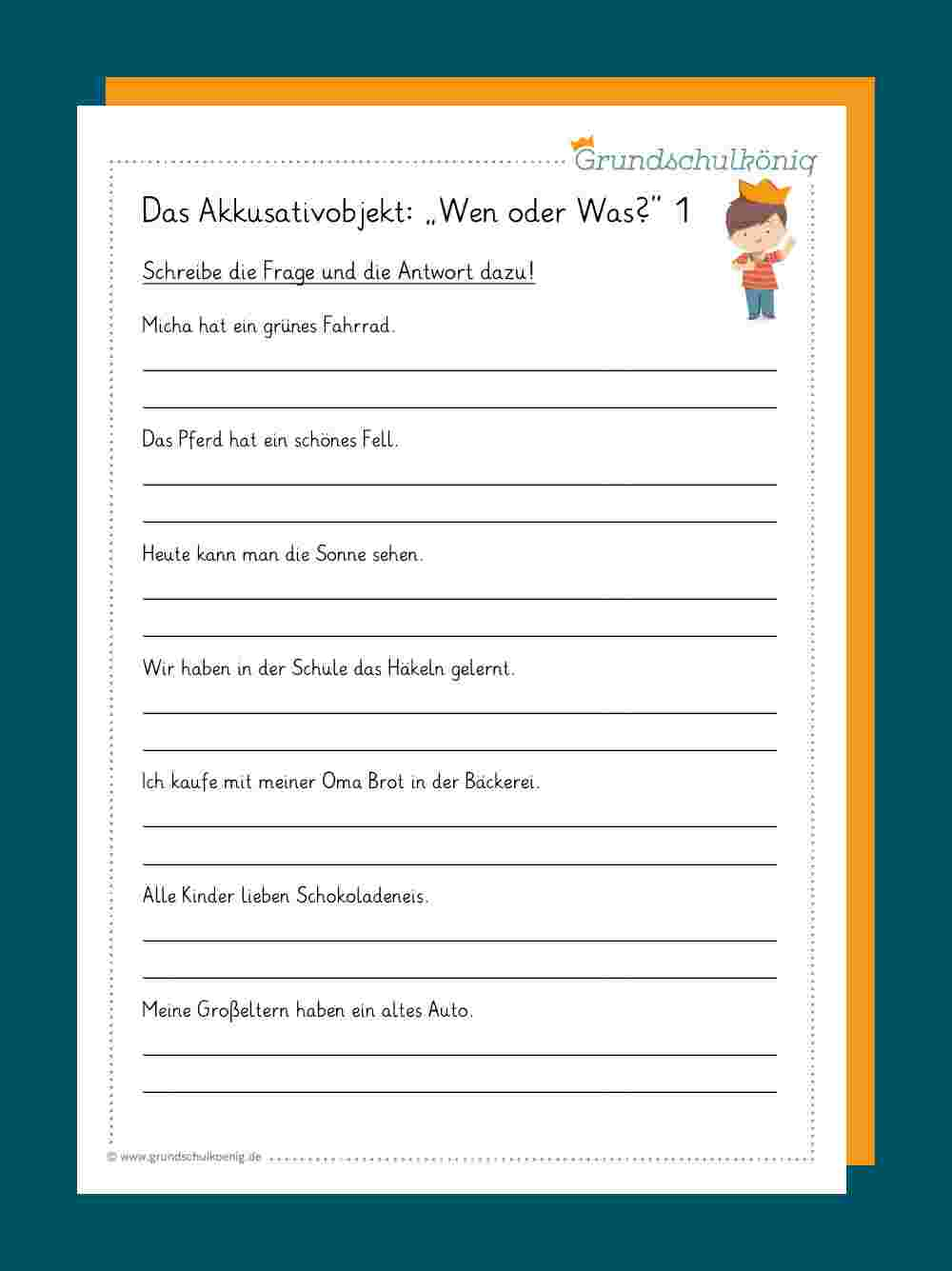 Deutsch übungen Klasse 4 Ausdrucken B D G