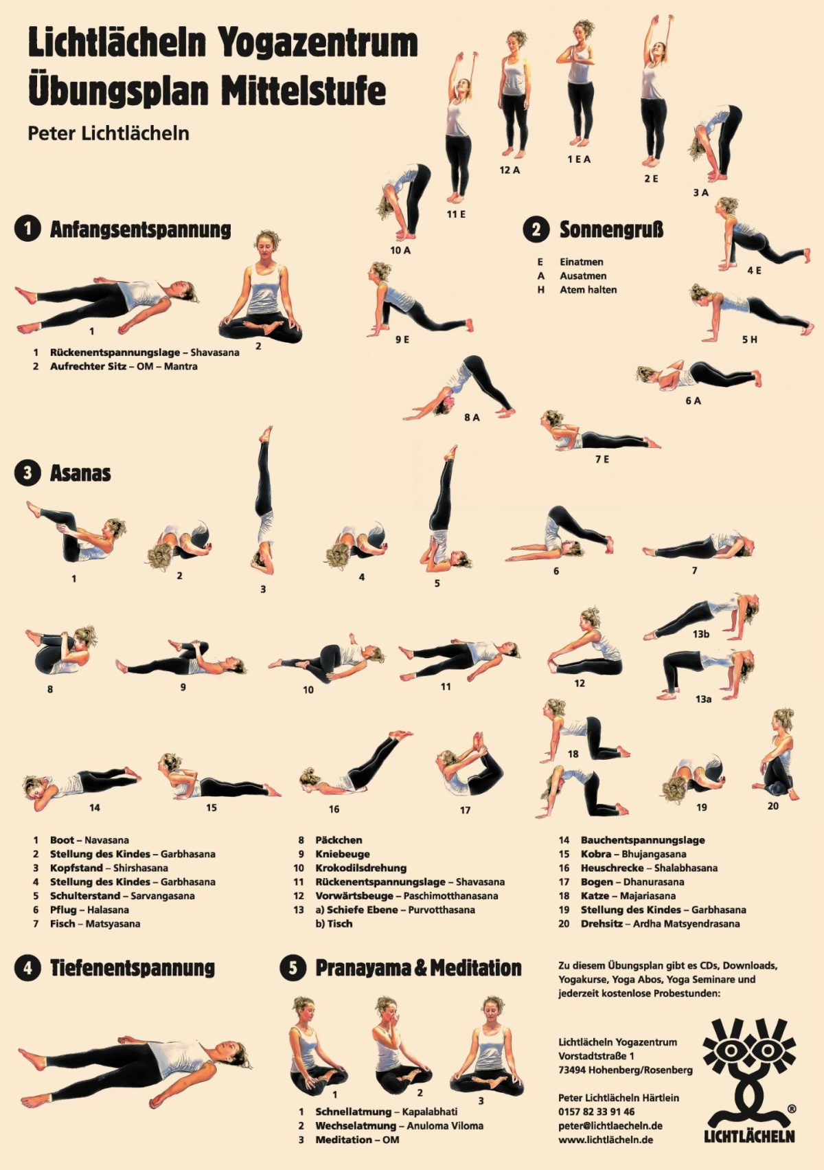 Yoga übungen Kinder Zum Ausdrucken