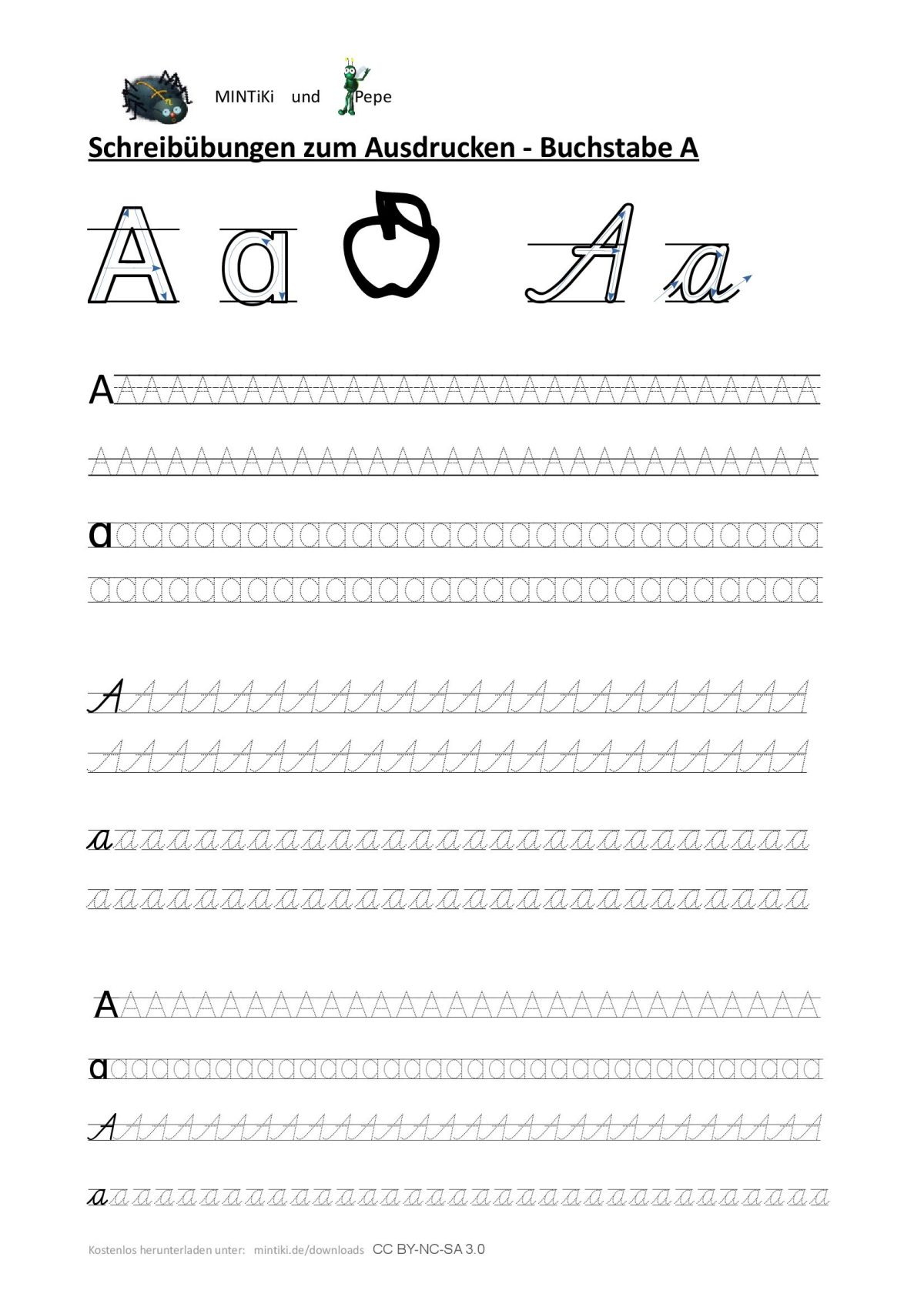 Schreibschrift übungen 3 Klasse Zum Ausdrucken