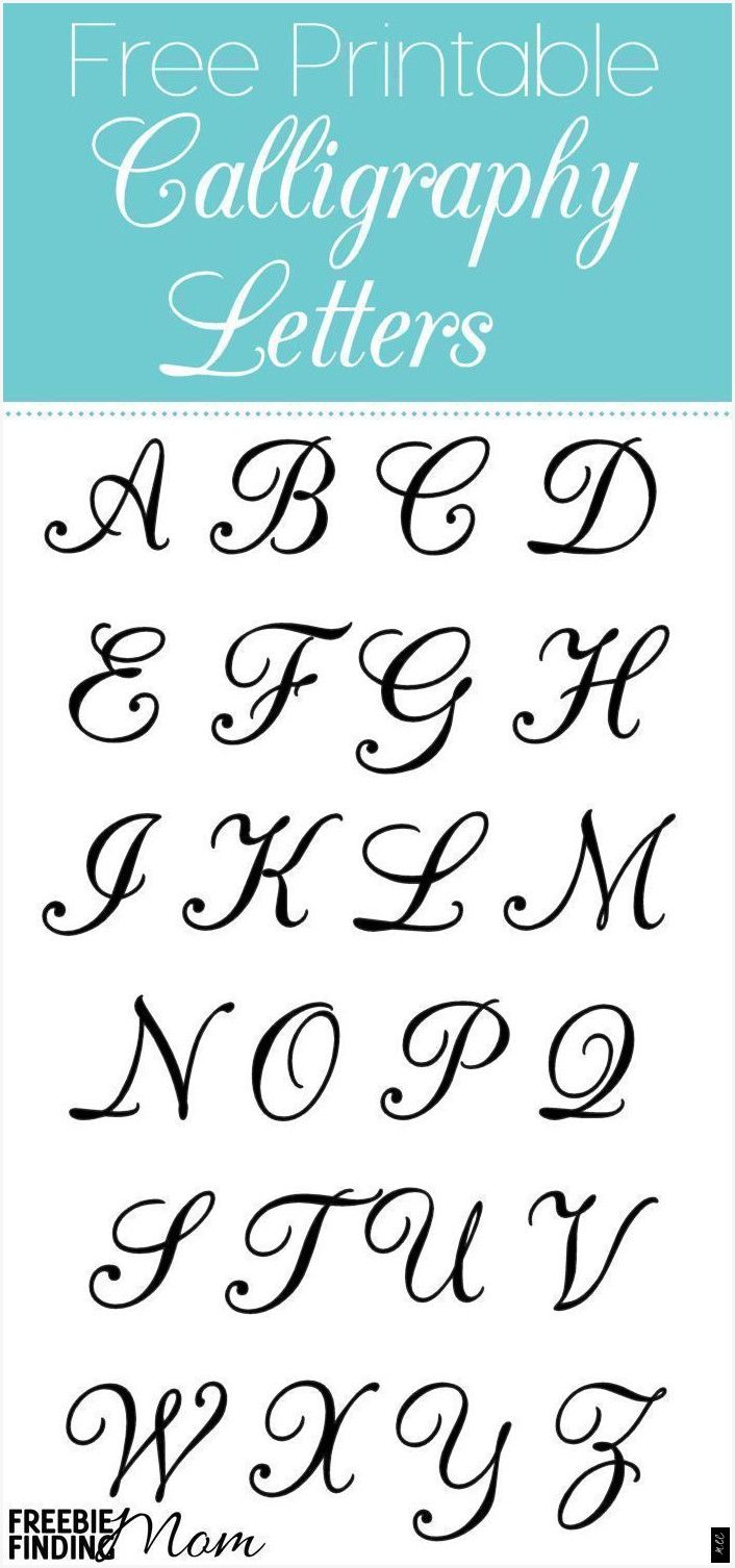Kalligraphie übungen Zum Ausdrucken Kostenlos
