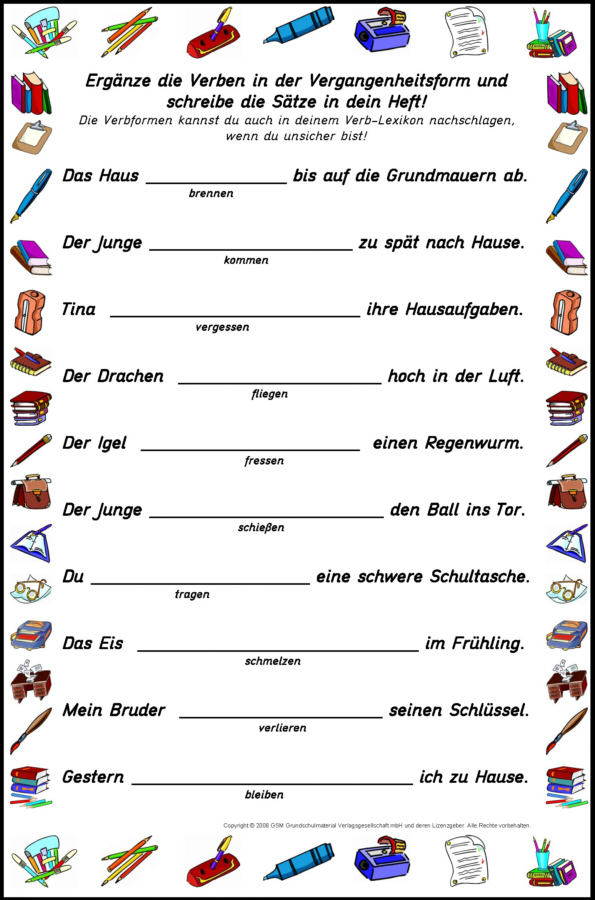 Vera 8 Deutsch übungen Kostenlos Ausdrucken