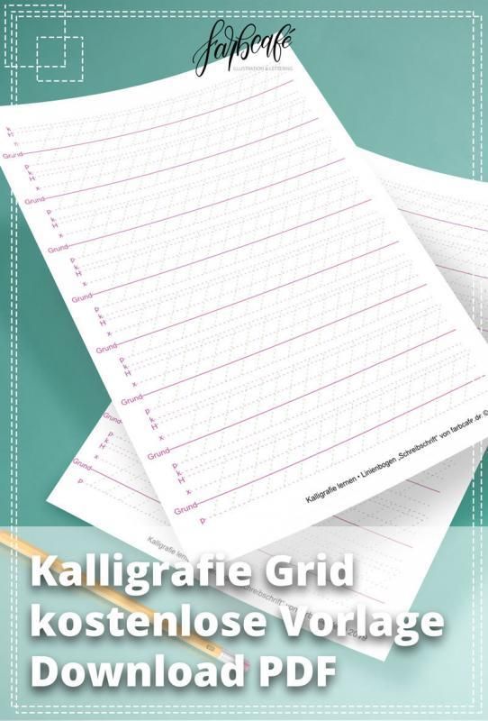 Kalligrafie übungen Zum Ausdrucken