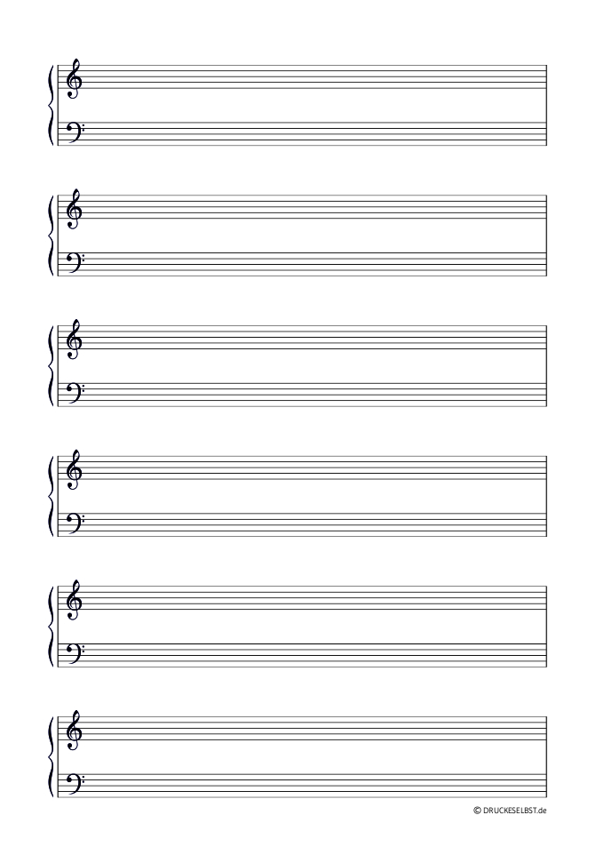 Noten übungen Zum Ausdrucken Bassschlüssel Klasse 10