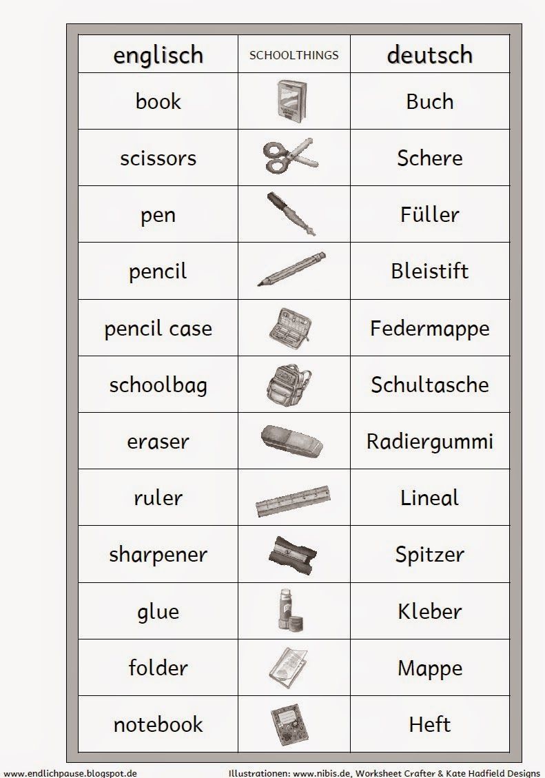 Englisch übungen Klasse 7 Zum Ausdrucken Vokabeln