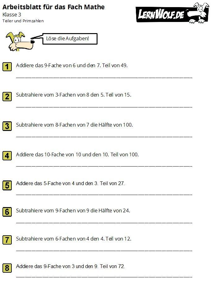 Mathe übungen 5 Klasse Ausdrucken