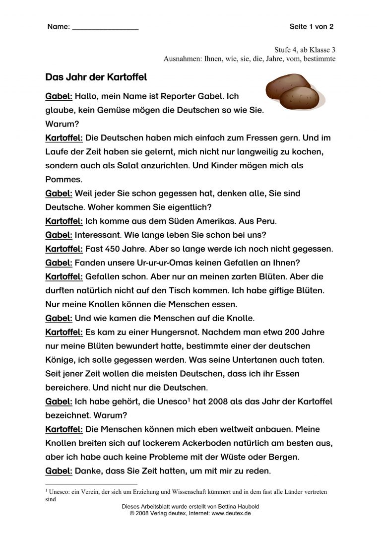 Deutsch 4 Klasse W Fragen übungen Zum Ausdrucken